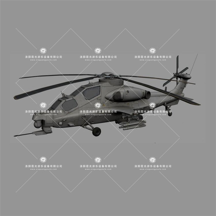 龙岩武装直升机3D模型